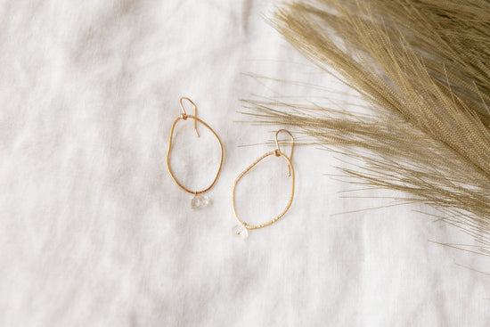 Ethereal Herkimer Earrings