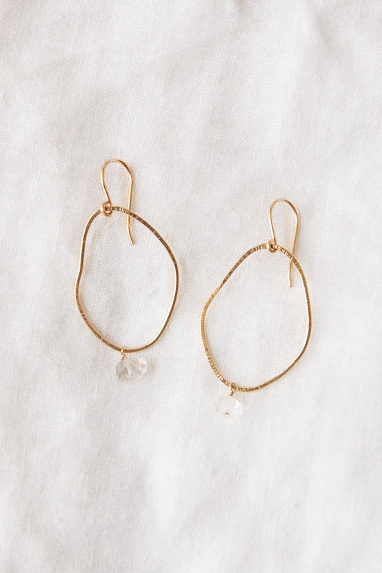 Ethereal Herkimer Earrings