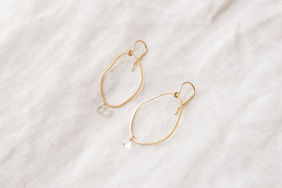 Ethereal Herkimer Earrings