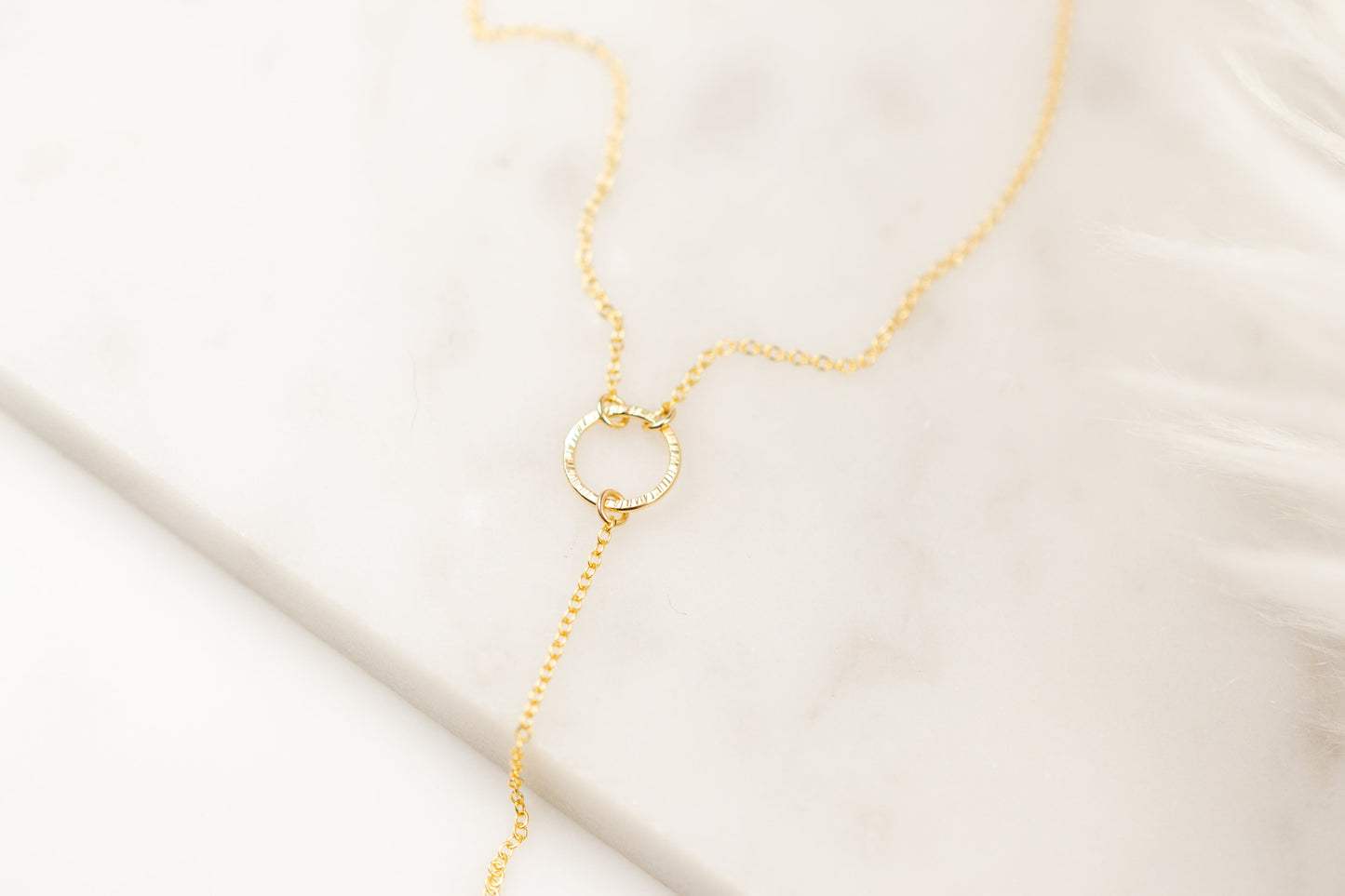 Simple Circle Lariat