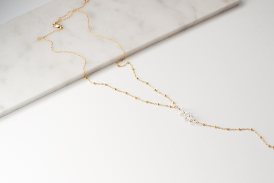 Satellite Lariat Necklace