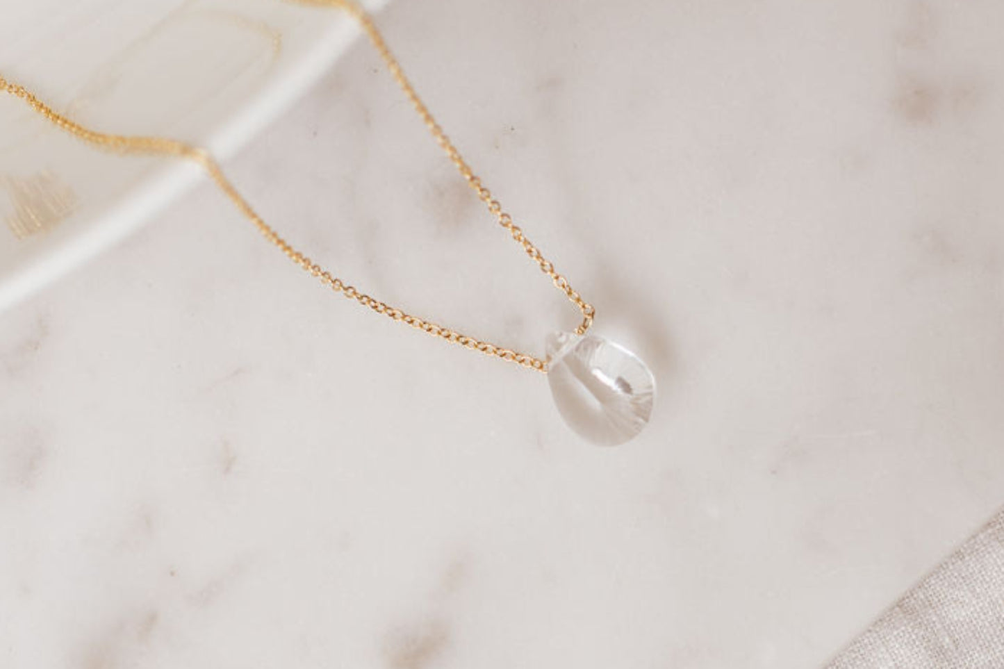 Quartz Pavillion Necklace