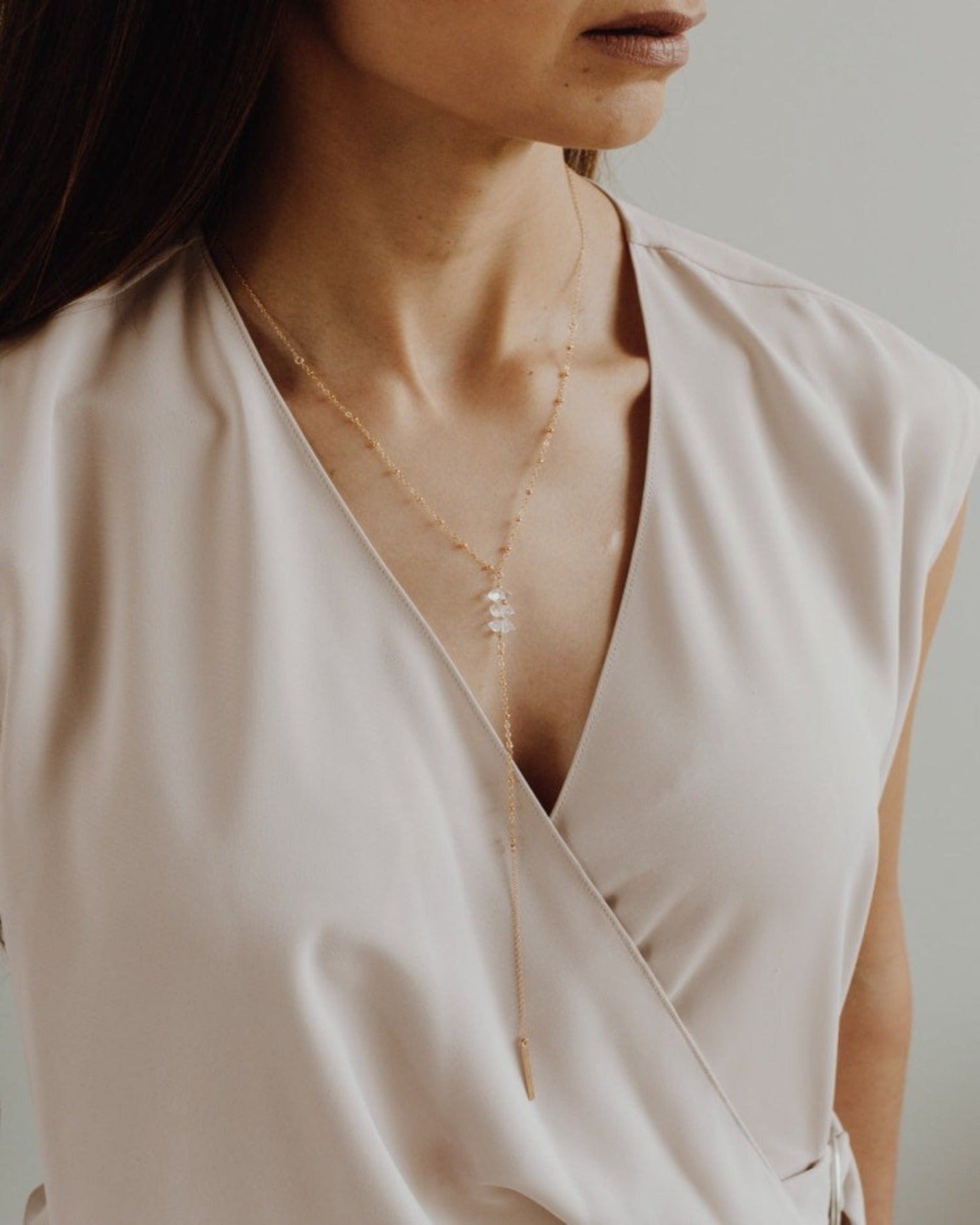 Satellite Lariat Necklace