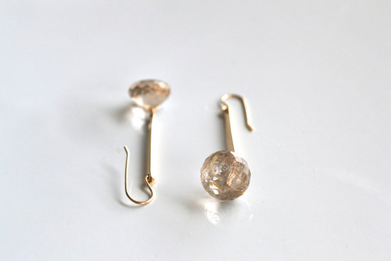 Golden Quartz Earrings